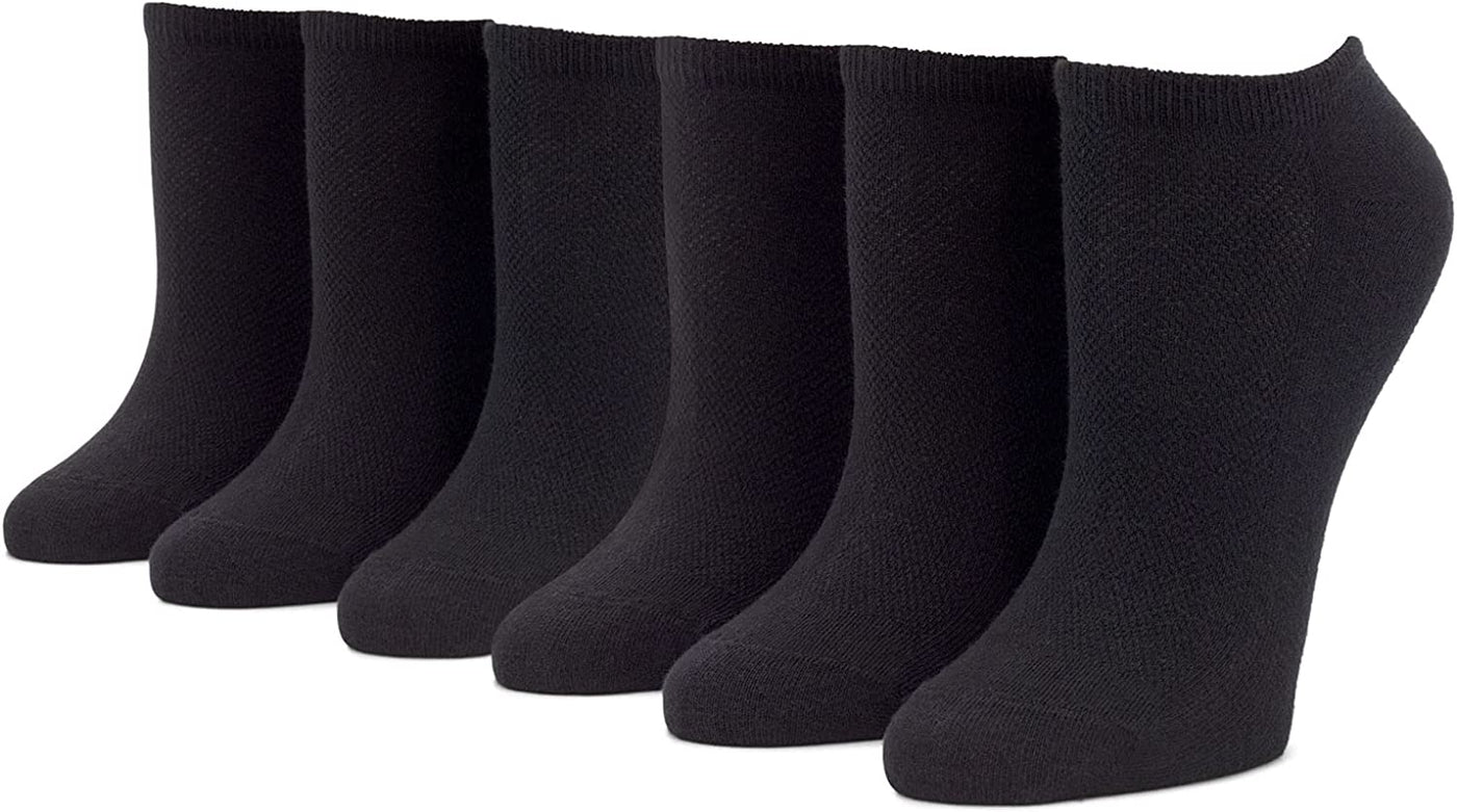  6 Pair Pack womens No Show Sock