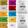  28 RFID Blocking Sleeves (24 Credit Card Protector Holders in 12 Colors & 4 Passport Protectors)