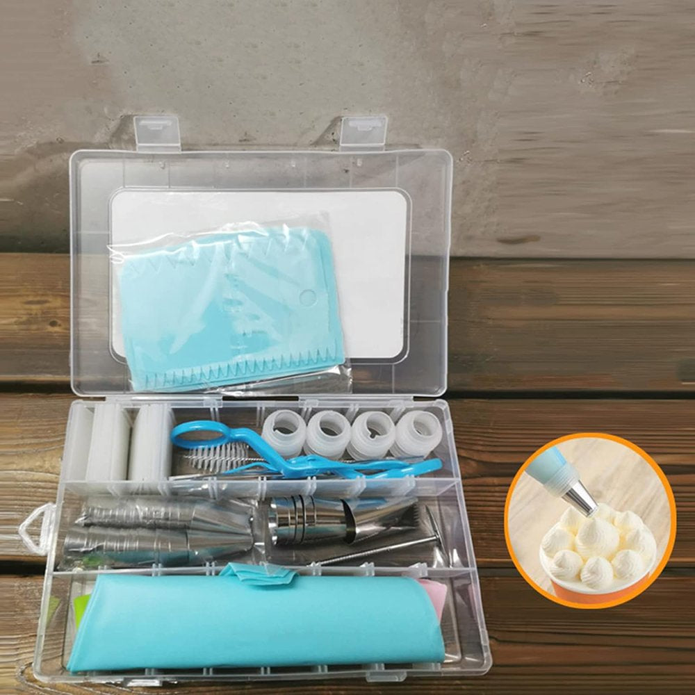  Piping Bags and Tips Set, 72 Pcs Cake Decorating Supplies Kit,Cake Decorating with 20 Frosting Bags, 42 Icing Tips Pastry, Cookie, Cupcake and Baking Supplies