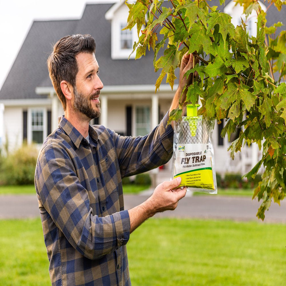 Rescue! Outdoor Disposable Hanging Fly Trap, 1 Trap