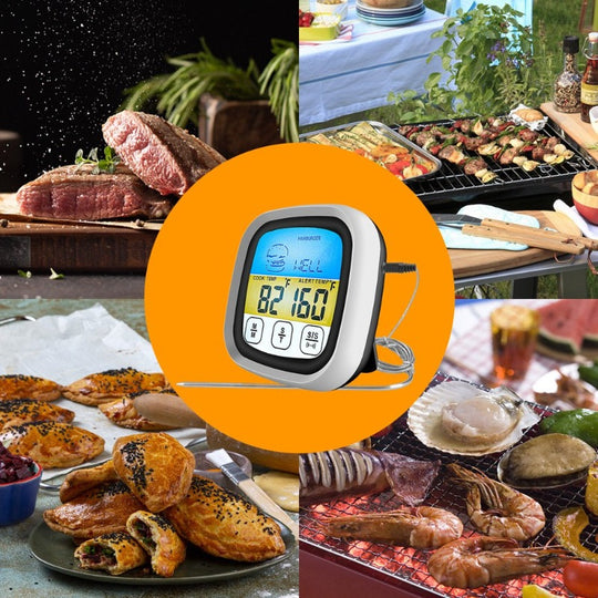 LED Meat Thermometer - Digital Backlight Display