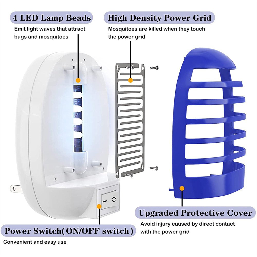 Multi Pack - Mosquito Killer Bug Zapper Fly Trap for Outdoor and Indoor - Cordless with Hook