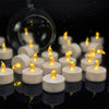 24-Pack Tea Lights Candles Flameless LED Flickering Lights