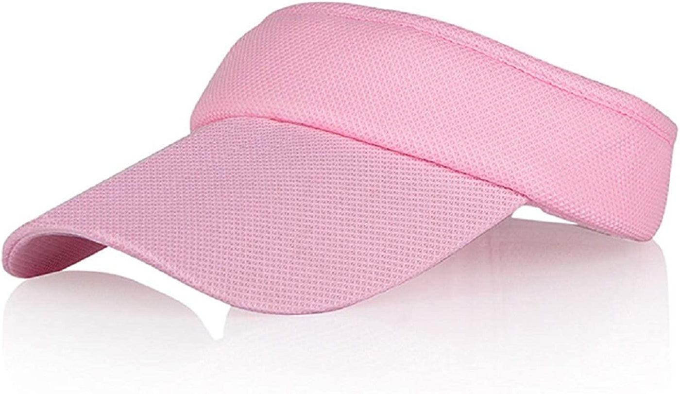 Sun Visors for Girls and Women, Long Brim Thicker Sweatband Adjustable Hat