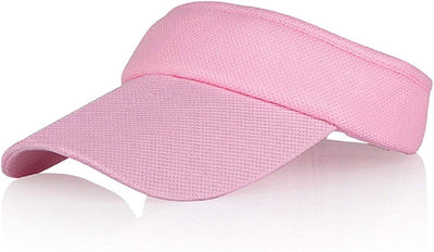 Sun Visors for Girls and Women, Long Brim Thicker Sweatband Adjustable Hat