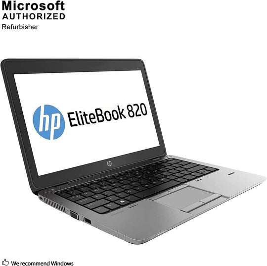 HP EliteBook 820 G2 12.5in Laptop, Intel Core i5-5300U 2.3GHz, 8GB Ram, 256GB Solid State Drive, Windows 10 Pro 64bit (Renewed)