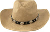 Summer Straw Cowboy Hat for Women