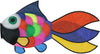  32 in Rainbow Fishing Windsock Spinner Garden Decoration