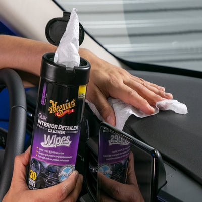 Meguiar's Quik Interior Detailer Cleaner Wipes,  30 Wipes