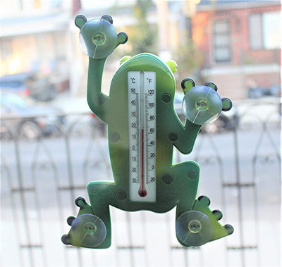 Dependable Frog Shape Thermometer with Suction Cups