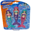 Pool Toys - Set of 3 Magical Mermaids Dive Toys, Child