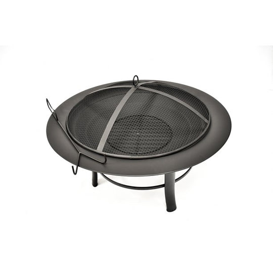 28" Fire Pit with PVC Cover and Spark Guard