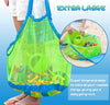Cafurty Extra Large Mesh Beach Bag Tote Bag Beach Necessaries Stay Away from Sand, Large Netted Beach Bag for Holding Children Toys - Green
