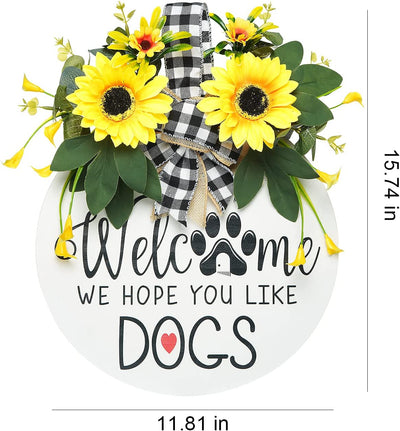 Welcome Sign wreath 