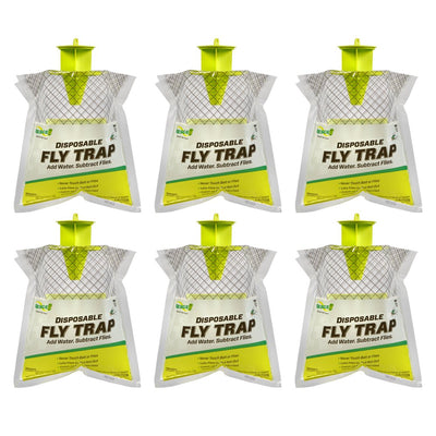 Outdoor Disposable Hanging Fly Trap, 6 Count