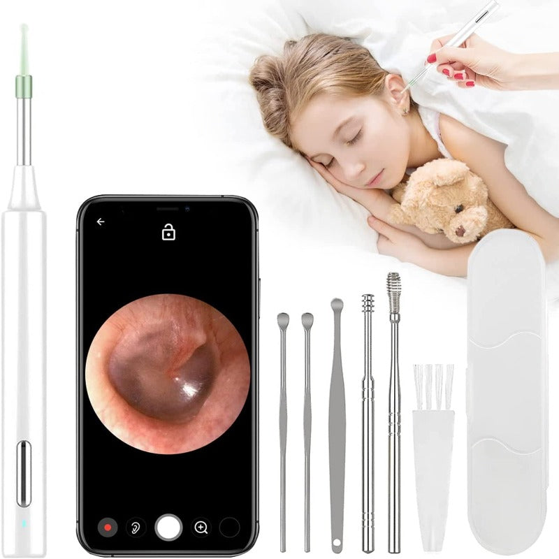 HD Wireless Ear Wax Removal, Ear Cleaner with 1080P Camera