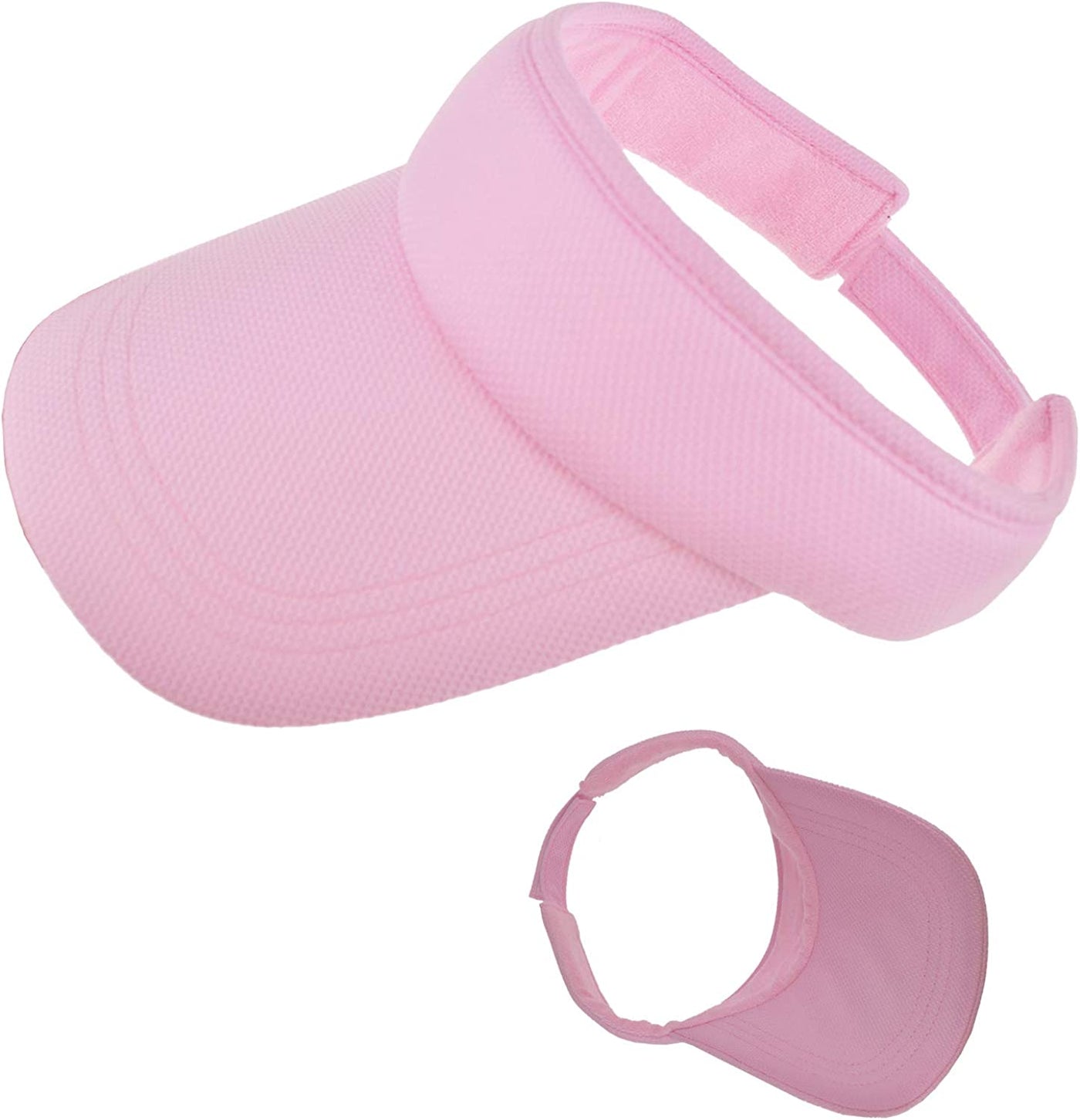 Sun Visors for Girls and Women, Long Brim Thicker Sweatband Adjustable Hat