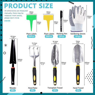  47Pcs Garden Tools Set