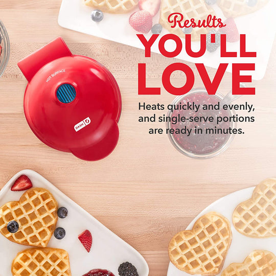 DASH Mini Waffle Maker Machine for Individuals, Paninis, Hash Browns & More