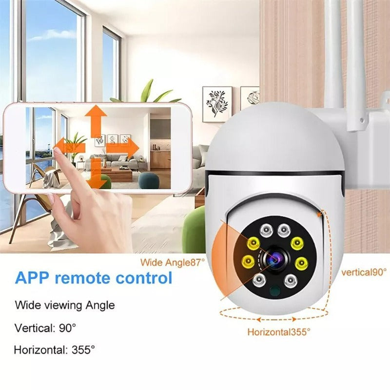 2.4Ghz & 5G Security Camera, 1080P Wireless Security Cameras Outdoor, 360 Degrees outside Surveillance Cameras for Home Security with Motion Detection, 2-Way Audio