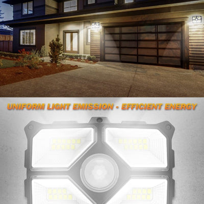 Multi-Pack Wireless Security Motion Sensor Outdoor Lights with 40 LEDs - 1000LM