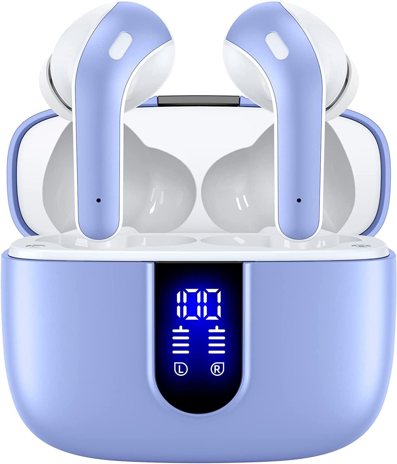 Bluetooth Headphones with Wireless Charging Case 
