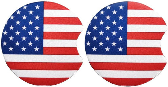 Pack of 2 (Flag) Car Coasters  