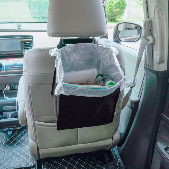 Back Seat Trash Bag Fits Most Vehicles Size: 7" X 9.5" X 11"