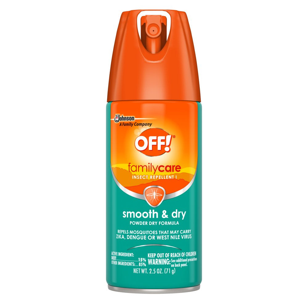 OFF! Familycare Insect Repellent I, Smooth & Dry, 2.5 Oz, 1Ct