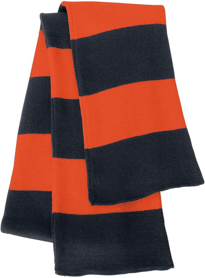 Rugby Striped Knit Scarf