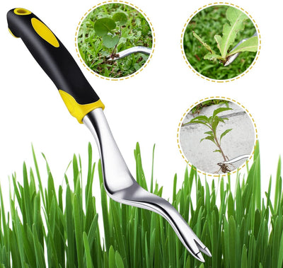  1 Pcs Aluminium Alloy Garden Weed Puller Tool