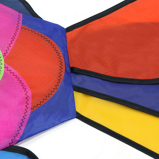  32 in Rainbow Fishing Windsock Spinner Garden Decoration