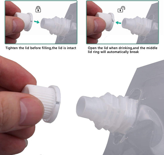 Flasks Set for Liquor Cruise Kit,Rum Runner Plastic Liquor Bags to Sneak Alcohol,Juice Travel Plastic Bags Drink Bags for Travel Outdoor Sports, Concerts, Events（8oz X 10）