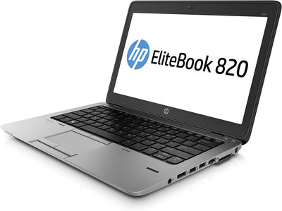 HP 12.5" EliteBook Laptop 820 G1 Intel Core i7-4600U 2.1GHz, 8GB Ram, 256GB Solid State Drive, Windows 10 Pro 64bit (Renewed)