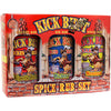 KICK BUTT Seasoning Gourmet Gift Set - 3 Pack - Premium Chicken, Rib Rub and Steak Seasoning for Chicken Wings, Steak and Pork on the Barbecue Grill