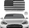  Car Windshield Sunshade, American Flag Foldable Front Window Shield Cover, Sun Heat UV Rays Visor Protector, Keep Your Vehicle Cool for Universal Cars SUV Truck, USA Patriotic Design (61''×32'')