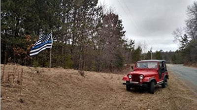 Thin Blue Line American Flag - 3 by 5 