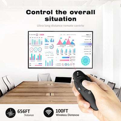 Remote Presentation Wireless Clicker for PowerPoint - RF 2.4GHz