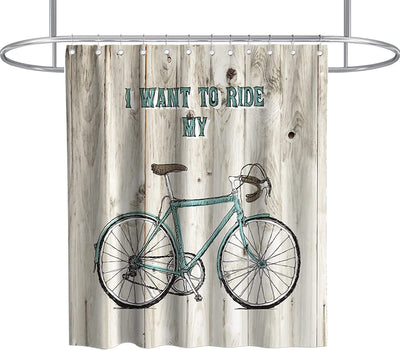 Bicycle Shower Curtain 