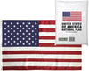 American 3X5-USA 3x5 Feet Outdoor, Heavy Duty Nylon US Flags with Embroidered Stars, Sewn Stripes and Brass Grommets, Red, White, Blue
