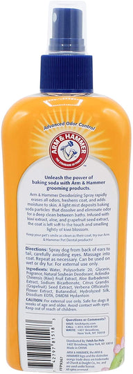 Arm & Hammer for Pets Super Deodorizing Spray for Dogs | Best Odor Eliminating Spray for All Dogs & Puppies | Fresh Kiwi Blossom Scent That Smells Great, 8 Ounces