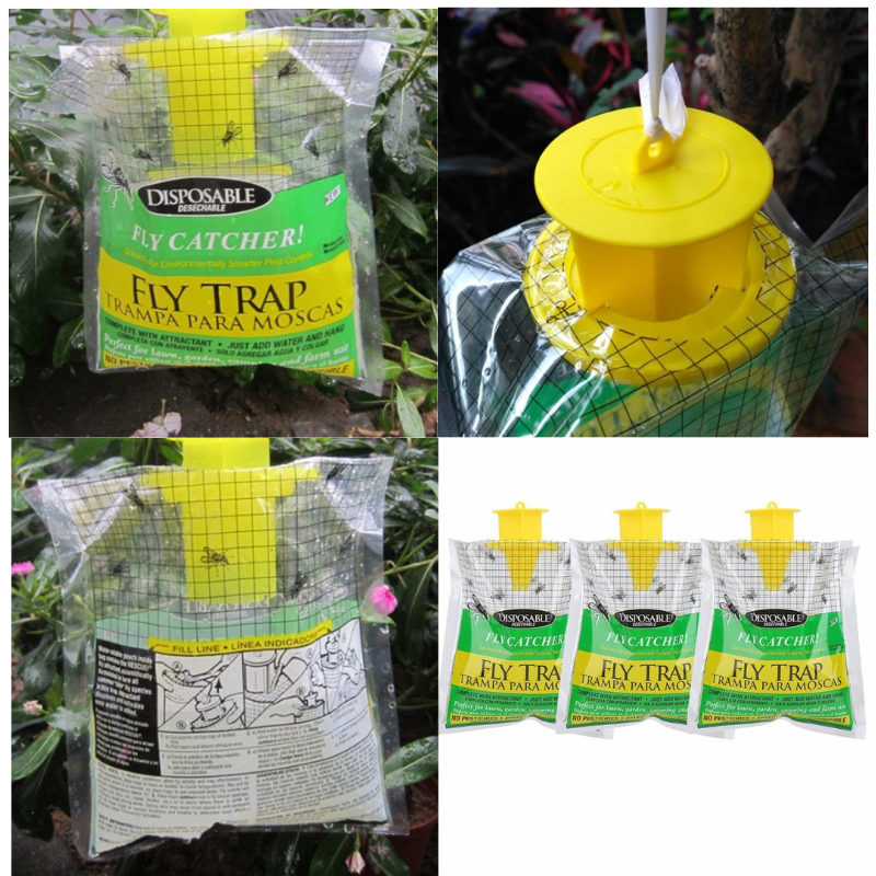 Multi-Pack 100% Guaranteed Fly & Mosquito Outdoor Trap