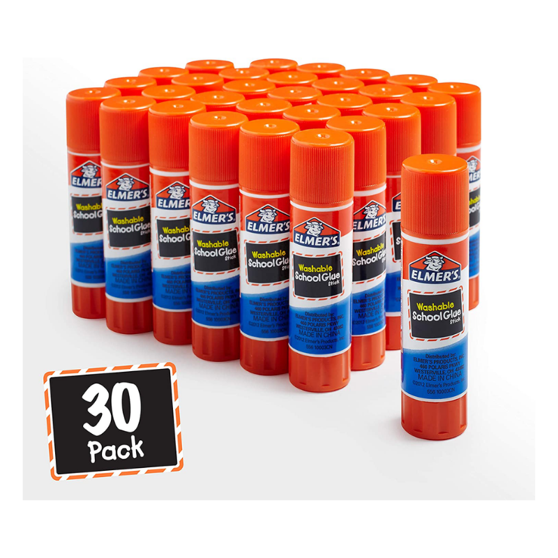 30 Count Elmer's All Purpose Washable School Glue Sticks