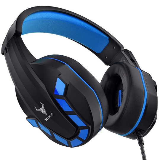 Gaming Headset with Mic and Controllable Volume for Xbox One, PS5, PC, Mobile Phone and Notebook