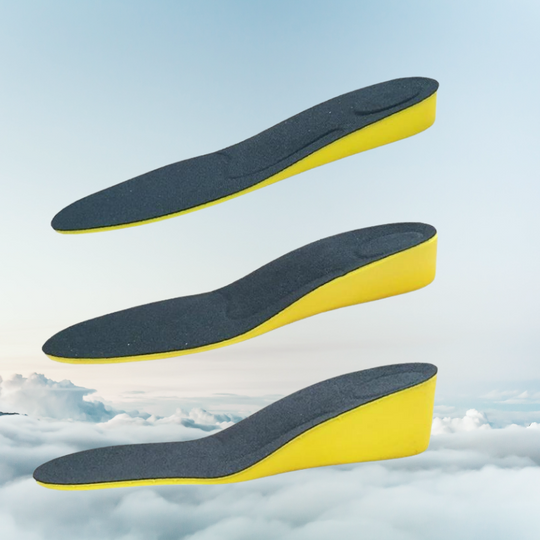 Height Increasing Orthopedic Shock Absorption Insoles