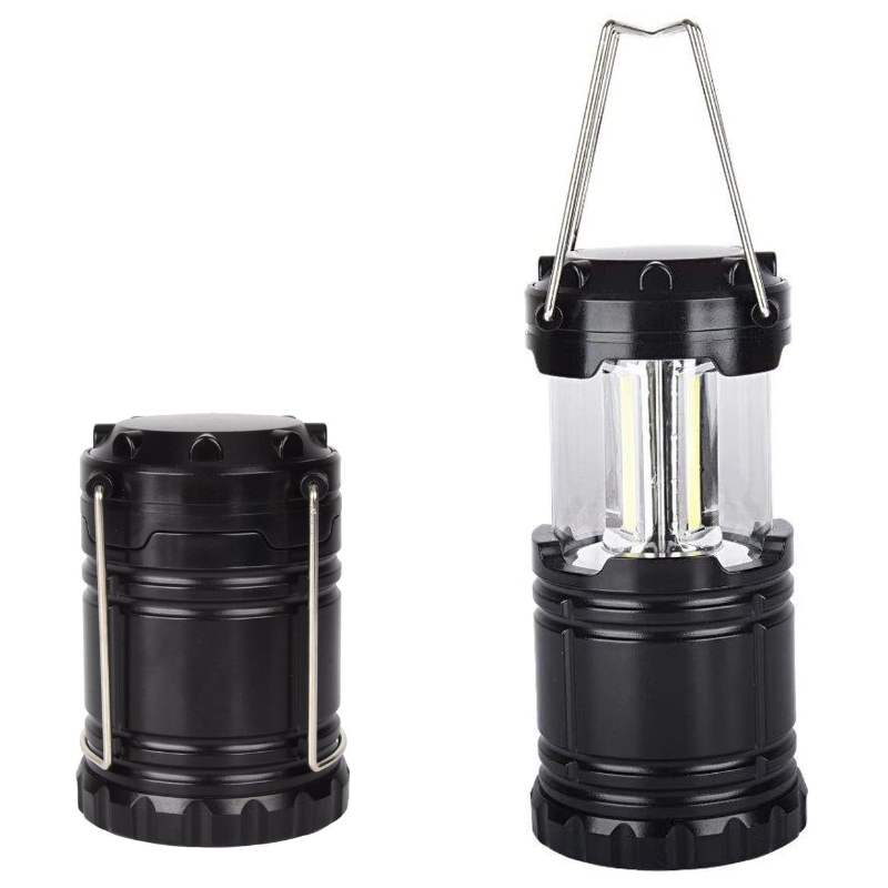 Set of 4 Portable Collapsible Outdoor LED Camping Lanterns