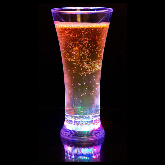 Liquid Activated Multicolor LED Pilsner Glass