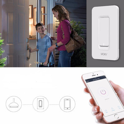 WiFi Smart Wall Light Switch Dimmer with APP Control