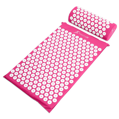 Acupressure Mat And Pillow Set For Back & Neck Pain Relief