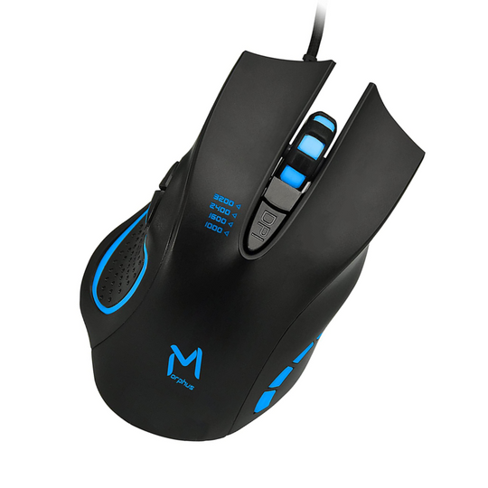 Gaming Mouse Wired, 4 Adjustable DPI Levels, 7 Circular & Breathing LED Light Wired Mouse Used for Games and Office Laptop, PC, Mac